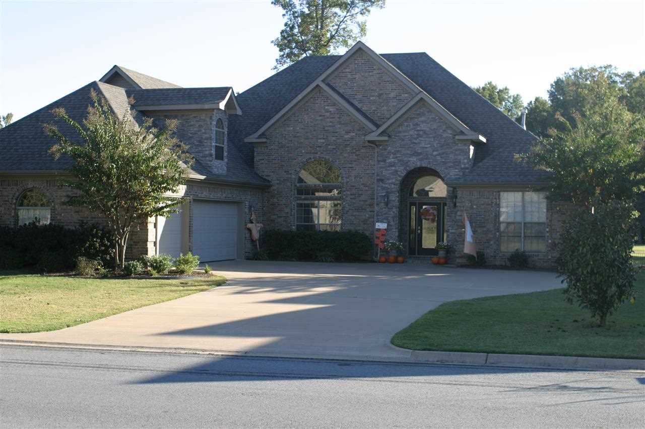 Showcase home will be entertainers delight. Welcoming front door opens to expansive public area of home overlooking 2 fairways with water features, glass wall with 2 sided fireplace. Chef's dream kitchen w/3 ovens, gas 5 burner, designer granite. Totally updated, plush & thickly padded carpets, gleaming hardwoods & tile. 3 car + golf cart garage. 5 bedrooms or 4 + office. Game room with pool table, dry bar & stools. Master suite you won't want to leave. Shows like new. See agents remarks.