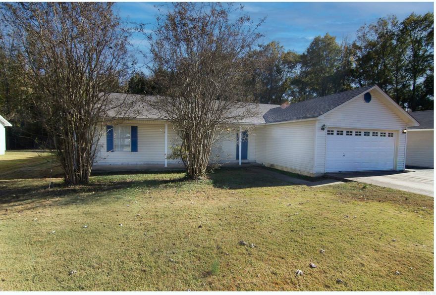 This home is clean and move-in ready.  Upgrades include a new kitchen stove, roof and deck. The central heat and air is 2 years old and the dishwasher is 4 years old.  The entire house has been freshly painted and the carpets professionally cleaned.  1/2 of the garage has been converted to an office/activity room.  It can be converted back if preferred.  Also located in the garage is a walk-in storm shelter.   The backyard is completely fenced with green space beyond and dog run with a doggy door to the house.  Located in a neighborhood that is close to schools, shopping and the Allman Bevis Sports Complex with baseball and soccer fields, playground equipment and picnic areas.