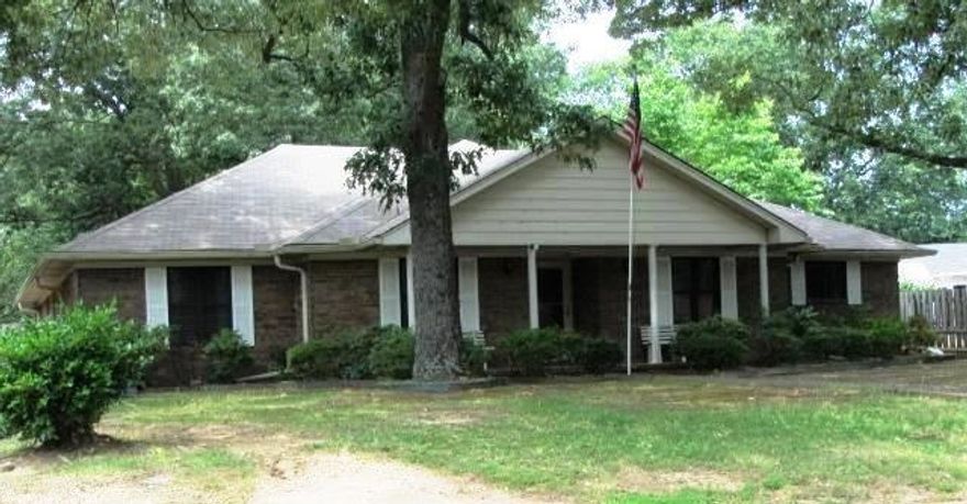 Well built all brick home, spacious 2,100 sq.ft. with 3 bedroom and 2 full bath, eat-in kitchen with breakfast bar, seperate dining room, nice size laundry room with hookup for gas or electric dryer, office/study, large family room with fire place. Rear loading 2 car garage. Back yard has privacy fence and inground pool with heater only 2 years old. sq. footage approx., please measure.