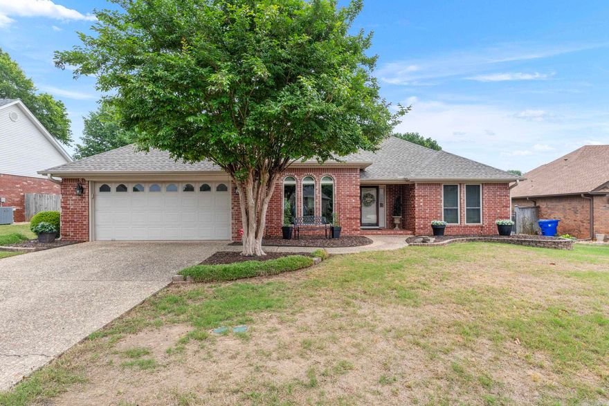 Welcome home to this beautifully updated home in the desirable Krooked Kreek subdivision in West Conway! From quartz countertops and a cozy fireplace, to new luxury vinyl plank flooring, new lighting, new plumbing fixtures, every detail has been thoughtfully updated. Step outside to your own backyard escape featuring a huge in-ground pool, perfect for entertaining or unwinding after a long day. Additional features include a tankless hot water heater, sprinkler system, and an in-ground storm shelter in the garage for an added piece of mind. Move in ready!
