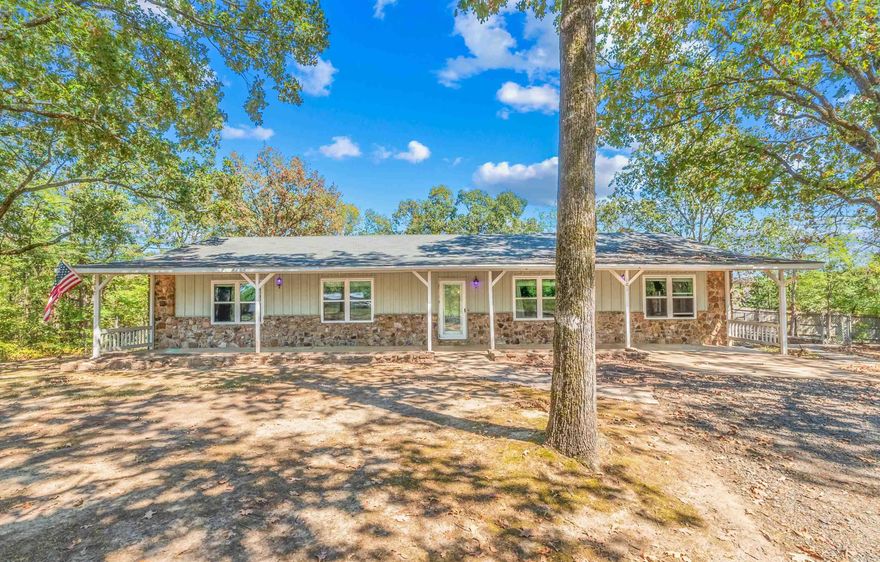 This stunning 4 bedroom, 3 bathroom house located at 101 Jehovah Jireh in Cabot is now for sale. This property is the perfect opportunity for those looking for a secluded home in a peaceful area. With a large lot, this property offers plenty of space to enjoy the outdoors. The interior of the house is just as impressive. The large living room features a beautiful stone fireplace with a hearth room for added atmosphere. The sunroom is a great place to relax. There is also an extra bonus space that would make a great office, game room or a 5th bedroom. All new Samsung appliances are included in the sale, including a stove/oven with a built-in air fryer, a side by side refrigerator with a slide out freezer, and a washing machine and dryer. HVAC system has been serviced & compressor, capacitor & motor replaced recently. The property is also conveniently located and a great opportunity for those looking for extra space for a growing family.