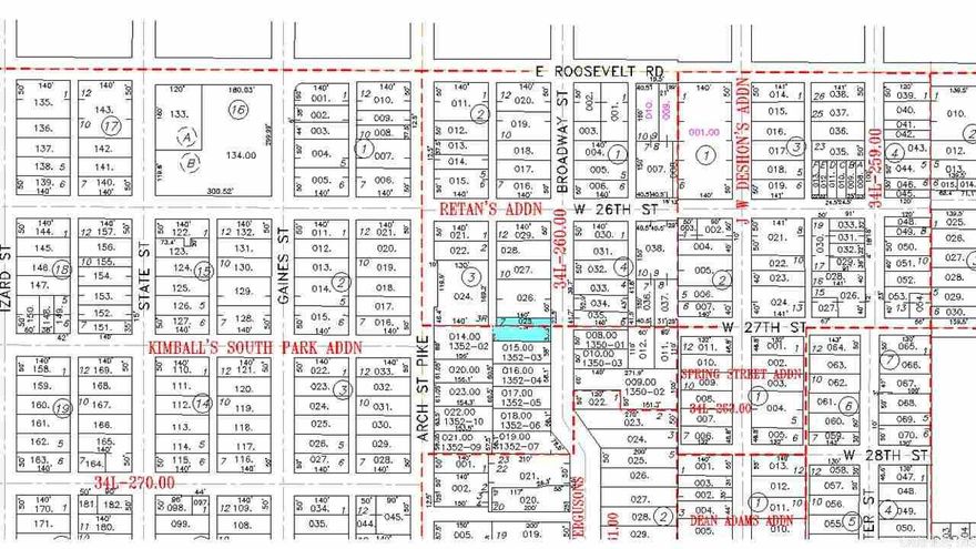 2 Lots together - Address is Approximate - All offers must be presented with Buyer's acknowledgement that Sellers are AR Real Estate Brokers and No mineral, gas, or oil rights are to be conveyed. Conveyance of the property shall be made to buyer by Special Warranty Deed. No offers accepted without earnest money!! Title insurance and survey are at buyer's expense. Property sold “As Is”, No disclosure available. Includes Parcel # 34L2600002500 & 34L2560001300