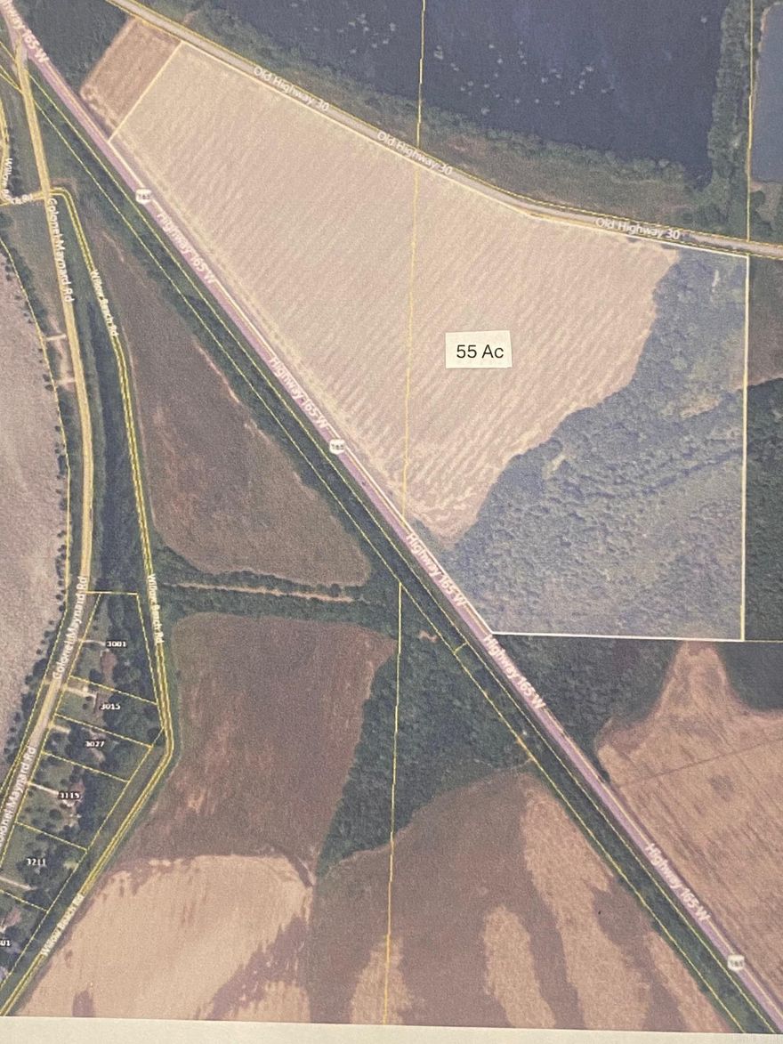 Hwy 165W.  Mostly cleared lot Regarding Utilities, Contact Listing Agent