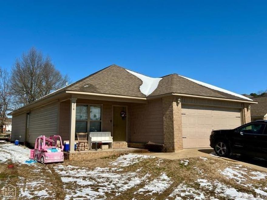 Welcome to your new home in the desirable School Ridge Addition of Brookland, Arkansas! This charming 3-bedroom, 2-bathroom single-family residence offers a comfortable 1,228 square feet of living space, perfectly situated on a 0.15-acre lot. The all-electric home features a bright and airy layout, ideal for family gatherings and entertaining friends. Enjoy the convenience of modern living with easy access to local schools, parks, and community amenities. The cozy bedrooms provide ample space for rest and relaxation, while the bathrooms are designed for comfort and convenience. Step outside to your private yard, perfect for outdoor activities and enjoying the beautiful Arkansas weather. Don't miss this opportunity to own a lovely home in a thriving community. Schedule your showing today and experience all that Brookland has to offer! This property is a fantastic choice for first-time buyers or anyone looking to settle in a friendly neighborhood.