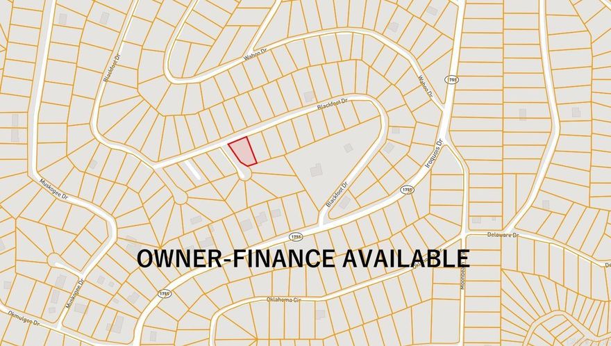 Owner-finance available on this great development tract! Just over a quarter acre in size and ready to be cleared for your new home or rental. Some public utilities available close to the site. Owner/Agent. Finance terms - 0% interest, $25 finance fee, 4 payments of $225 and closing costs included. Multiple lots available close to this one.  Parcel ID# 300-00241-000