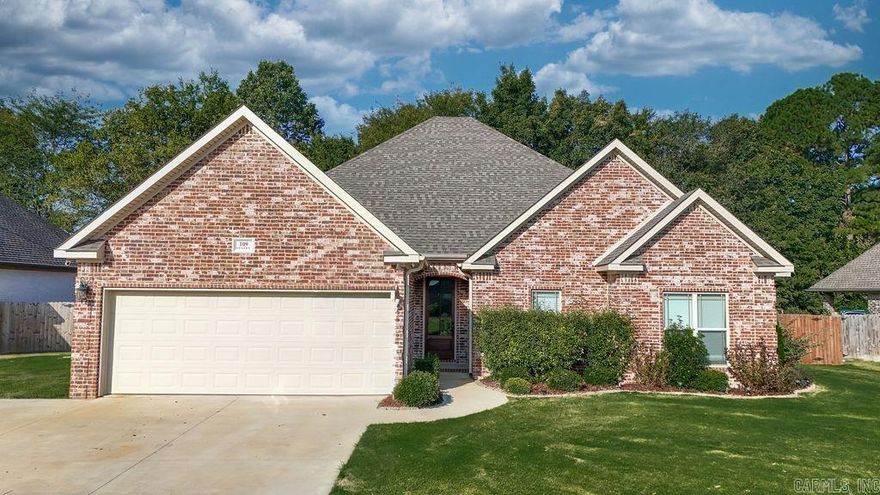Do you love outdoor living? This 4 bedroom and 2 bath home features a wonderful backyard oasis perfect for entertaining or just relaxing. Spacious living room with beautiful beams and gas log fireplace. Gorgeous eat-in kitchen with island, pantry and under cabinet lighting. Nice master suite with custom tile shower, soaker tub, separate vanities and an amazing closet. 3 spacious guest rooms on the opposite side of the home share a full bath.
