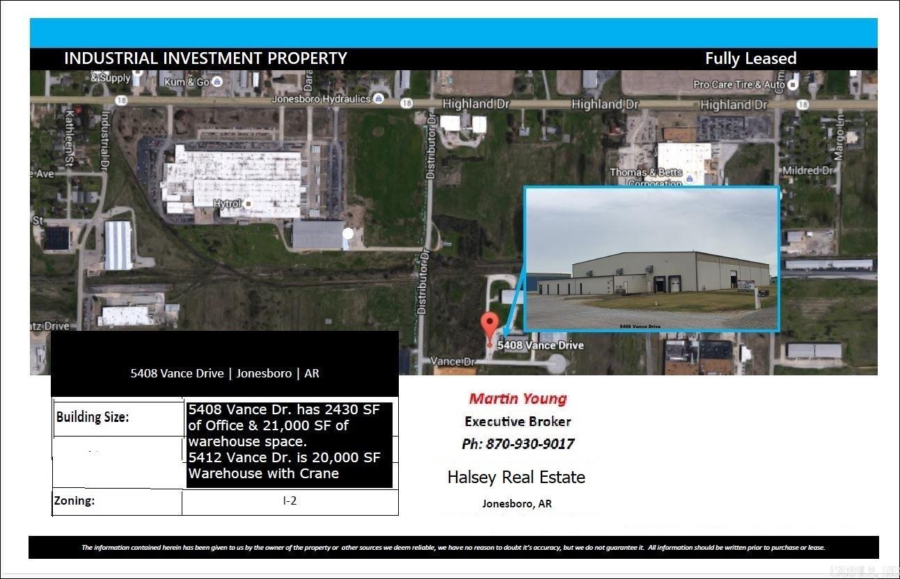 THIS PROPERTY IS OCCUPIED BY A TENANT. THE TENANT HAS A LEASE. THIS IS AN INVESTMENT PROPERTY. DO NOT APPROACH THE TENANT. CONTACT MARTIN YOUNG AT 870-930-9017 TO GET DETAILS ABOUT THE PROPERTY. ANY PROSPECTS WILL BE EXPECTED TO SIGN A NONDISCLOSURE AGREEMENT PRIOR TO RECEIVING ANY INFORMATION ABOUT THE TENANT, LEASE OR TERM.