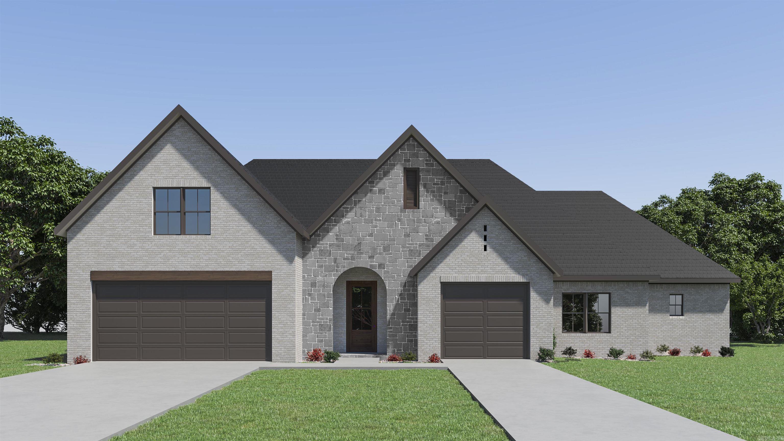 *Under Construction* Welcome to 60 Lucia Lane, a stunning 3,379 sq. ft. home designed for comfort and style! This 4-bedroom, 3-bathroom home offers spacious living featuring a guest suite with it's own private entry from the 3rd car garage! The thoughtfully designed floor plan includes an upstairs flex space, perfect for a game room, home office, or extra lounge area. With modern finishes, generous living areas, and a layout that balances privacy and functionality, this home is ideal for families or anyone looking for extra space to live and grow. Enjoy outdoor living with a covered patio backing up to green space, perfect for relaxing or hosting gatherings. With its ideal location, spacious design, and modern finishes, this home is a must-see. *Home is currently under construction* *Design and Materials may change due to availability
