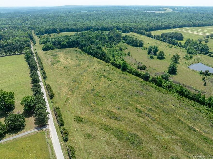 96 ACRES! Excellent tract of land located at the corner of Lone Star Road and Poole Drive in Cleburne County, offering convenient access from Hwy 5 and Hwy 36 between Heber Springs and Searcy, Arkansas. This beautiful property features approximately 525 feet of frontage along Lone Star Road and 3,960 feet along Poole Drive, providing multiple access points and development potential. The land is well balanced with roughly 60% open pasture and 40% wooded acreage, making it ideal for livestock, recreational use, or a private homesite. Two ponds and wet weather creek/draw. Whether you’re looking to build your dream home, establish a small farm, or enjoy hunting and outdoor recreation, this tract offers space, privacy, and endless possibilities in a desirable rural setting.