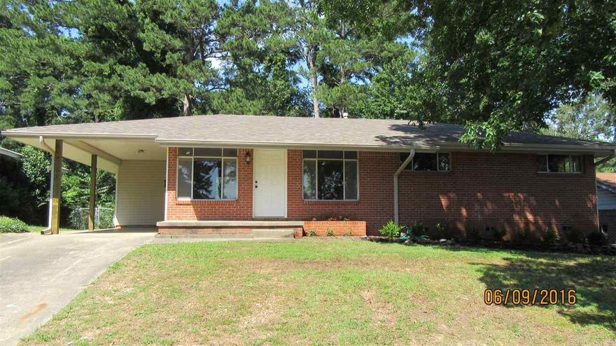 Very nice Recently Remodeled! Newer Roof, Paint, Refinished Hardwood Floors, Granite, Cabinets, Fixtures and Hardware and Fans and Hot Water Heater and More!!  Has nice patio and outside storage building under patio with garage door!  Fenced in back yard and storage under the house too! For Lease - $1095/mo. Deposit is 1095 too! Available August 1st. Sorry, no Section 8 or Housing. 2 Blocks from UALR and close to I-630. Minutes from Shopping and Hospitals! Available Now! Can see anytime
