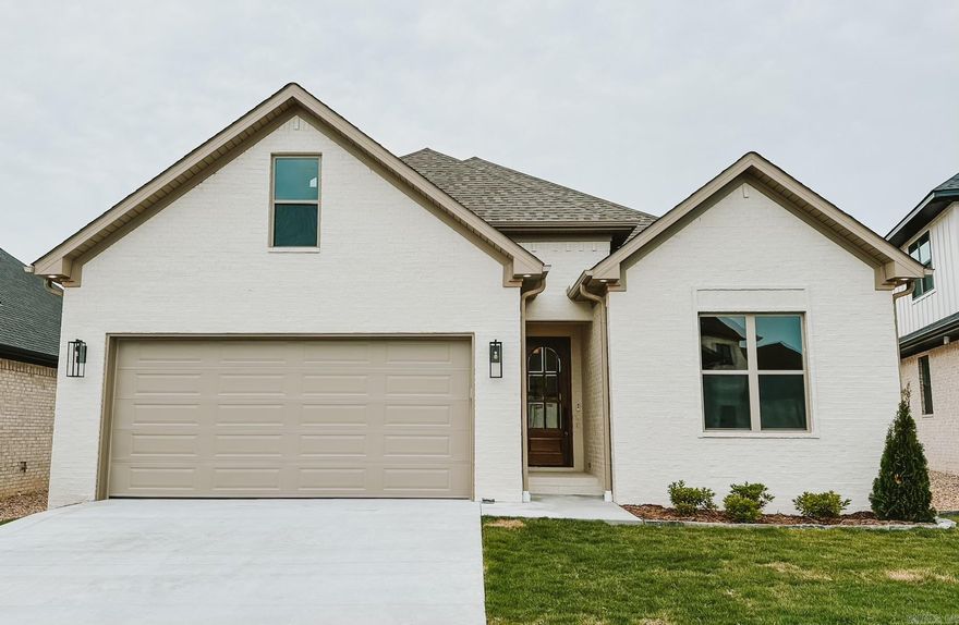 This stunning Single-Family home was built in 2024. The property offers ample space for comfortable living with 3 bedrooms and 2 full baths. This stunning home  is also smart! The home is equipped with many features which includes a 65” tv wall mounted in the Living Room, Video Doorbell, Touch Screen Command Center, Full Coverage Security System, Lighting Control, Smart Climate Control, as well as a app that integrates all these smart features in one place. This home provides plenty of outdoor space for recreation and relaxation which includes a very spacious back porch. Don't miss the opportunity to own this traditional and well-appointed property in the desirable Chenal area.