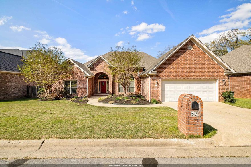 Welcome to 53 Hanna Lane!  Located in the Madison Valley subdivision, you'll find a blend of traditional charm and modern convenience. This single-owner residence spans an impressive 2,936 square feet, providing a spacious and versatile layout perfect for both quiet relaxation and grand entertaining. The interior features an open-concept flow, highlighted by high ceilings and a cozy gas fireplace that serves as the heart of the living room. In the kitchen you'll find a convenient breakfast bar and custom cabinetry, flowing seamlessly into a bright dining area. With its flexible floor plan, the home easily accommodates multiple bedrooms, a home office, or a media room.  The property sits on a level, 0.21-acre lot with a fully fenced backyard. Residents can enjoy outdoor living on the private patio, perfect for weekend BBQs or morning coffee, while the attached two-car garage provides plenty of storage and secure parking. Located in the heart of West Little Rock, the Madison Valley community is a short drive away from premier shopping, dining, and championship golf courses of the Chenal Valley area.  Schedule your private showing today!