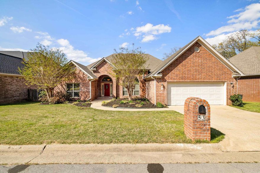 Welcome to 53 Hanna Lane!  Located in the Madison Valley subdivision, you'll find a blend of traditional charm and modern convenience. This single-owner residence spans an impressive 2,936 square feet, providing a spacious and versatile layout perfect for both quiet relaxation and grand entertaining. The interior features an open-concept flow, highlighted by high ceilings and a cozy gas fireplace that serves as the heart of the living room. In the kitchen you'll find a convenient breakfast bar and custom cabinetry, flowing seamlessly into a bright dining area. With its flexible floor plan, the home easily accommodates multiple bedrooms, a home office, or a media room.  The property sits on a level, 0.21-acre lot with a fully fenced backyard. Residents can enjoy outdoor living on the private patio, perfect for weekend BBQs or morning coffee, while the attached two-car garage provides plenty of storage and secure parking. Located in the heart of West Little Rock, the Madison Valley community is a short drive away from premier shopping, dining, and championship golf courses of the Chenal Valley area.  Schedule your private showing today!