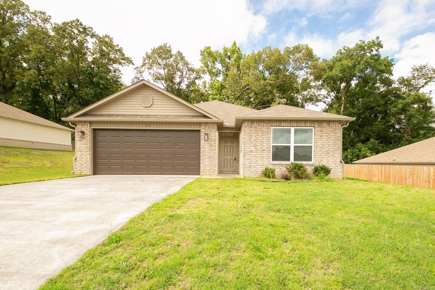 Welcome home to this charming 3 bedroom, 2 bath home in Oakland Grove Estates! Featuring LVP flooring throughout the main living areas with cozy carpet in the bedrooms, this home offers both style and comfort. The open concept eat-in kitchen flows seamlessly into the living room, making it perfect for entertaining or everyday living. The kitchen features an island with a breakfast bar, pantry, and the refrigerator conveys with the home. Enjoy a functional layout with inviting living spaces and a move-in ready feel. Don’t miss your chance to make this beautiful home yours!
