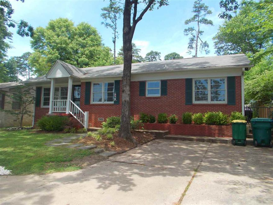 Great Midtown opportunity. Lots of updates: Granite and marble backsplash in kitchen 2013, Water heater 2013, Roof replaced in 2009, HVAC approx 2007; updated bath, landscaping, light fixtures, paint, more. Nice hardwoods & very family friendly floor-plan. Huge laundry room inside w/ extra storage & bonus area that could be used as an office, library, playroom or den. Great deck for entertaining and is fully fenced; it also has a storage building that could be a playhouse for kids. Come check it out!