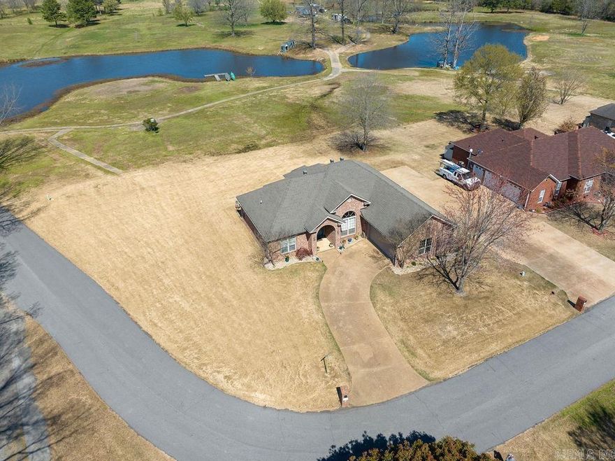 updated low maintenance home located just outside of Heber Springs, on the old Lost Creek golf course and near the Cowl Shoals area on the Little Red River, open floor plan with beautiful living room with gas fireplace and spacious kitchen to include granite counter tops, and lots of cabinet space. Other features include 3 bedrooms, 2 baths, separate laundry room, includes adjoing approximatley 12.31 additional acres stocked pond, several out buildings, garden spot and green house