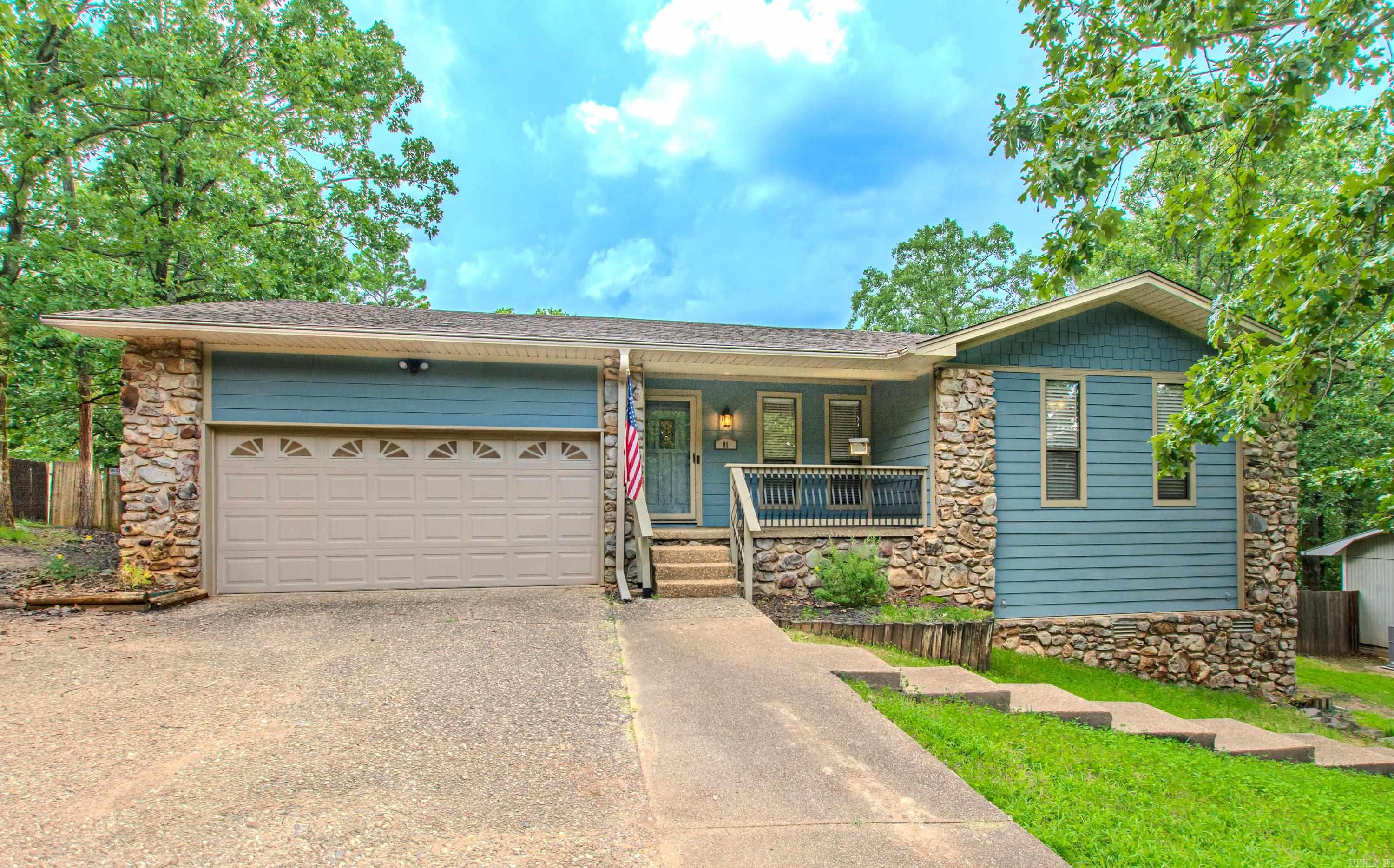 Come see what all this Maumelle home has to offer! Step inside and see the beautiful vaulted ceiling and rock fireplace in the living area. There’s even a space for a wet bar or coffee bar- whatever you decide. The eat- in kitchen boasts a brand new stainless steel single bowl sink, over and under cabinet lighting, a new dishwasher (2025), and a bay window. Both the primary and guest bathrooms have been recently redone to include new paint, shiplap, vanities, and floating shelves. There is extra parking for your boat or RV, along with a 20x20 shop with electricity in the backyard! Close to the Maumelle Community Center and all the shopping and dining Maumelle has to offer. Schedule your showing today!