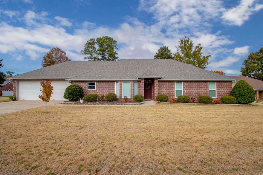 Wonderfully maintained home that is wheelchair accessible! Situated on a level corner lot in Waterside, this all brick 3 bedroom, 2 bathroom home has a traditional layout with generous room sizes, spacious closets, updated paint, and beautiful hand scraped hardwood floors throughout. Bonus space off the garage is not included in the home's sqft and is perfect for projects, alone time, or just easy access storage. With new roof, all new energy efficient windows, new appliances, tankless hot water heater, sprinkler system, and whole house generator, this home can convey fully furnished, making this truly move in ready- so schedule to view today!