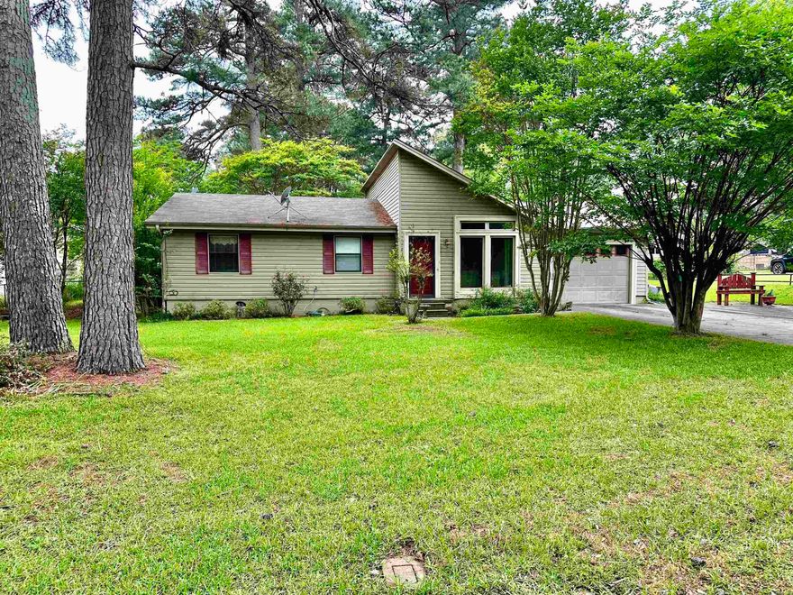 This Cottage on East St. is warm and inviting. It also offers a modern design with a vaulted ceiling in the Living Room, Kitchen and Dining areas. 3 bedrooms and 1.5 Updated baths make for a cozy home. Whether a first time buyer or someone ready to downsize, this Home is perfect. It has a one car attached garage and large fenced in backyard. The beautifully landscaped yard invites you to spend time on your covered patio. There is also a large outdoor storage building. Whether starting a family or downsizing before retirement, this home is waiting for you!