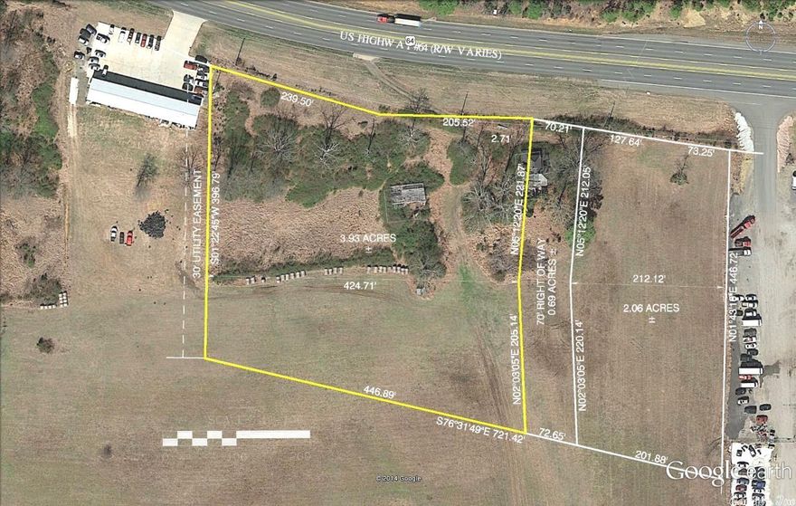 PRIME LOCATION IN CLOSE PROXIMITY TO CONWAY with great development potential. This tract includes over 400 feet of highway frontage and offers convenient access to I-40. Great location for commercial or industrial uses. Seller will subdivide (MLS 21002060 and MLS 21002061). Owner financing available.