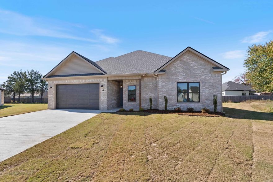 Beautifully designed 4 bed, 2 bath home in Greenbrier! The interior showcases a soft mix of white, creams, and champagne bronze finishes. The kitchen features granite countertops, and the primary suite includes a tiled walk-in shower and two separate closets. Style and function come together in every detail!