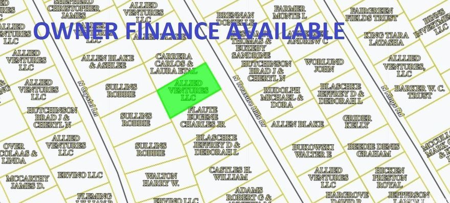 Owner-finance or cash. Area has water tap-in available, septic needed, propane needed, power available and great area amenities. Great for cabins & Airbnb investors. Simple owner-finance terms. Owner/Agent. Discount for purchasing 10 or more lots. Parcel# 800-04089-000