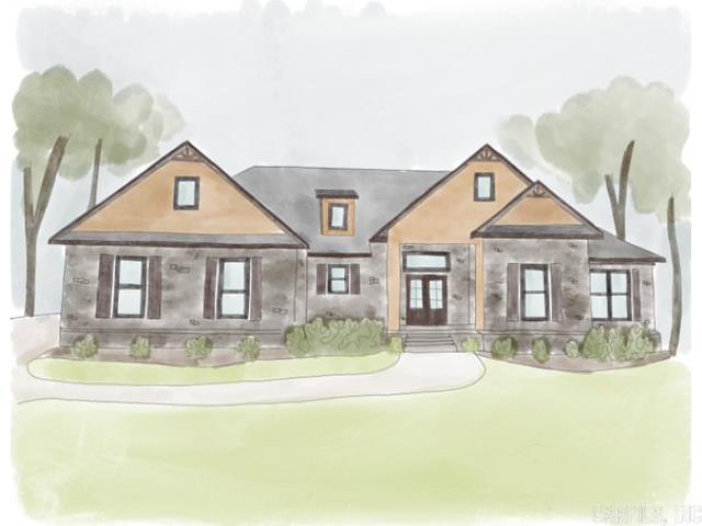 Welcome to your dream lake home retreatānew construction with premium materials and refined finishes, tucked inside an exclusive gated community! Located ~10 minutes from Shiloh Marina on Greers Ferry Lake, this 4 bed, 2.5 bath home offers nearly 2,400 sq ft of stylish and functional living space. Enjoy custom cabinets, granite countertops, a double oven, and durable LVP flooring throughout. The spacious living area features an electric log fireplace, perfect for cozy evenings. Step out back to a large covered patio with gas hookupāideal for grilling and entertaining. Energy-efficient upgrades include a gas tankless hot water heater, radiant barrier roof sheathing (keeping the attic ~30° cooler than standard roofing materials), and Class 3 impact shingles, which offer added durability during high winds & hail as well as insurance savings. Set in a gated neighborhood with a private lake launch, this home combines comfort, quality, and lake living at its best! Schedule a showing soon & be the first to own this stunning home! Note: first picture is an artist's rendering of the finished home based on design plans - the final product may differ