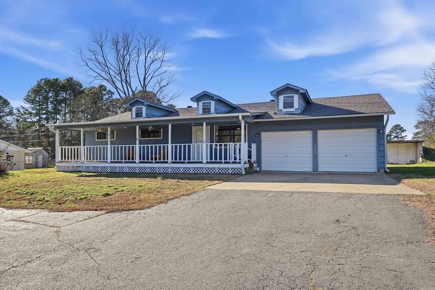 Welcome to this charming ranch-style home nestled on 1.25 acres of serene, rolling land in southern Cleburne County. The spacious 4-bedroom, 2.5-bath layout offers an ideal flow for both family living and entertaining. A large living room welcomes you with natural light, while the adjacent dining area and kitchen provide comfortable gathering space. The primary suite features its own private bath, and additional bedrooms are generously sized. Outside, the yard includes mature trees, open lawn areas, and plenty of room to put in a garden, workshop, or recreational space. The newly remodeled kitchen and updates in all rooms and areas add a modern touch to this quaint rural home.  This property is a hidden gem on a spacious lot in a quiet, rural setting. Whether you’re looking for a peaceful family home, a project with upside, or a country retreat, this property provides a solid foundation for your vision.