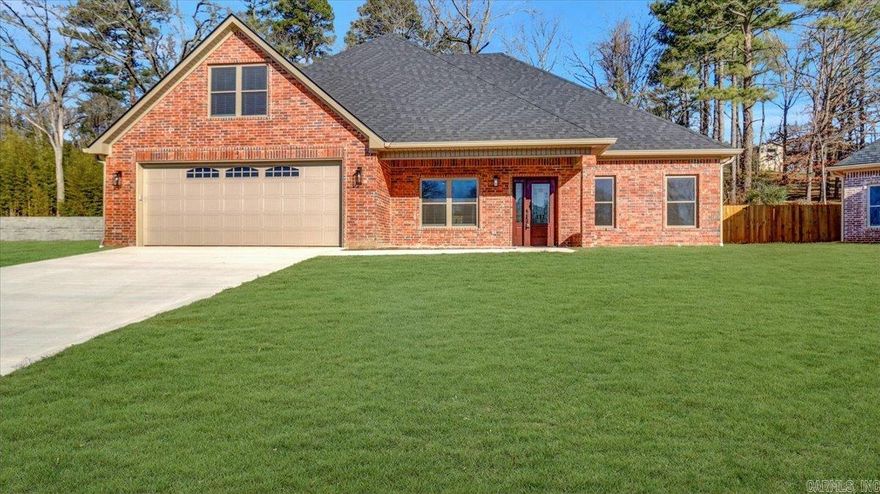 50 & OLDER NEW HOME ALL BRICK EXTERIOR - 20' GARAGE DOOR - TRAY CEILING IN LIVING AND MASTER BEDROOM - CROWN MOLDING THROUGHOUT - ALL UNDERGROUND UTILITIES - CUSTOM CABINETS - ELECTRIC FIREPLACE -GRANIT COUNTER TOPS - SOAKING TUB & WALKIN CUSTOM SHOWER IN THE MASTER - HUGE WALK-IN CLOSET - PRIVACY FENCED AND SOD FRONT AND BACK YARD - GUTTERS - ALL CONVIENATLY LOCATED - CALL AN AGENT FOR A PRIVATE SHOWING TODAY.