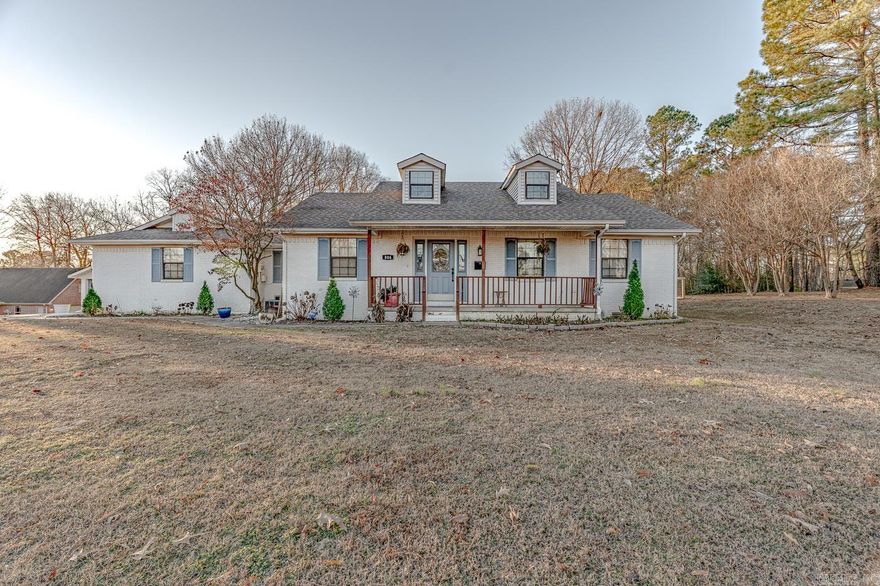 Welcome to Market this all brick home situated on 1.66+\- acres on Mueller, offering rare in-town acreage just three blocks from the hospital and one block from Baldwin Elementary. Exterior features include an architectural shingle roof, full guttering system, front porch, back patio, spacious deck, large shop, detached 2-car garage and a fenced in backyard.  Inside, the home offers a well-laid-out floor plan featuring an office, formal dining room, large den, 3 bedrooms, and 2.5 bathrooms. The primary suite includes a walk-in closet and a recently renovated bathroom with an oversized walk-in shower. A spacious laundry room with a sink adds convenience, while updated fixtures and recent improvements are found throughout the home.  Seller states utilities are notably low. This property provides the space and feel of country living with the convenience of a central in-town location. Call today to schedule your showing!