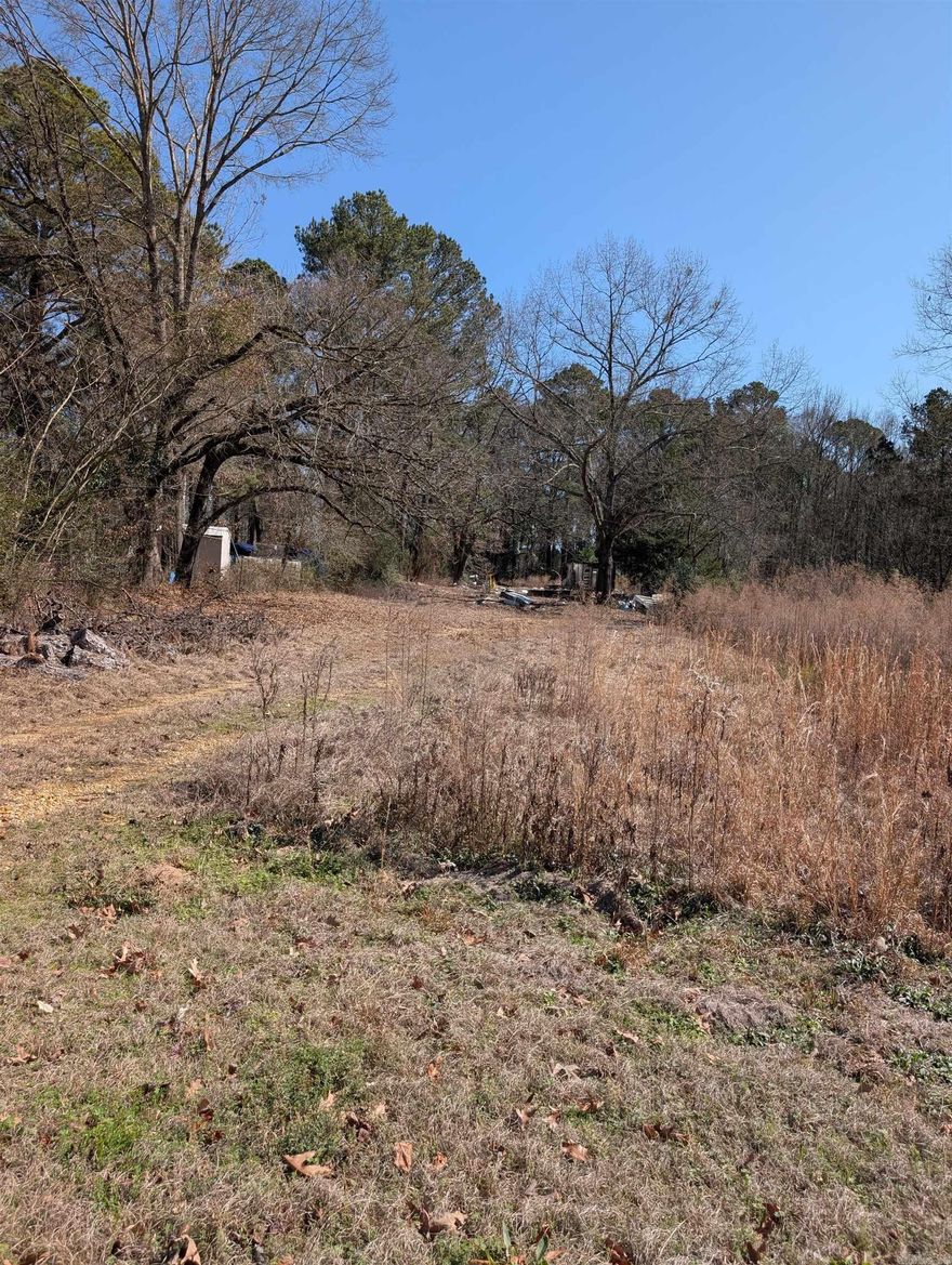 Make this beautiful home place the oasis you're dreaming about! This property contains 11 acres. The 2 acre highway acreage has 2 separate hook-ups for utilities and a storage building. The mobile home is not habitable and will have to be removed by the new owners. Mineral rights do NOT convey.