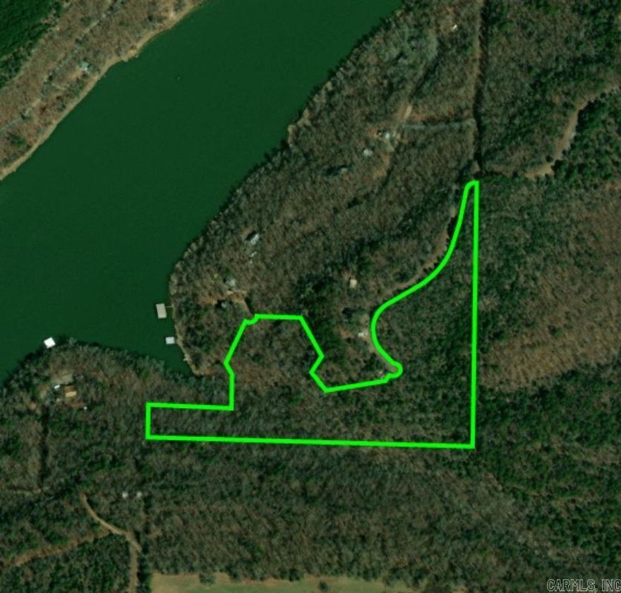 15.05 Acres in Vista Bay Subdivision that leads all the way down to the lake. Beautiful terrain.