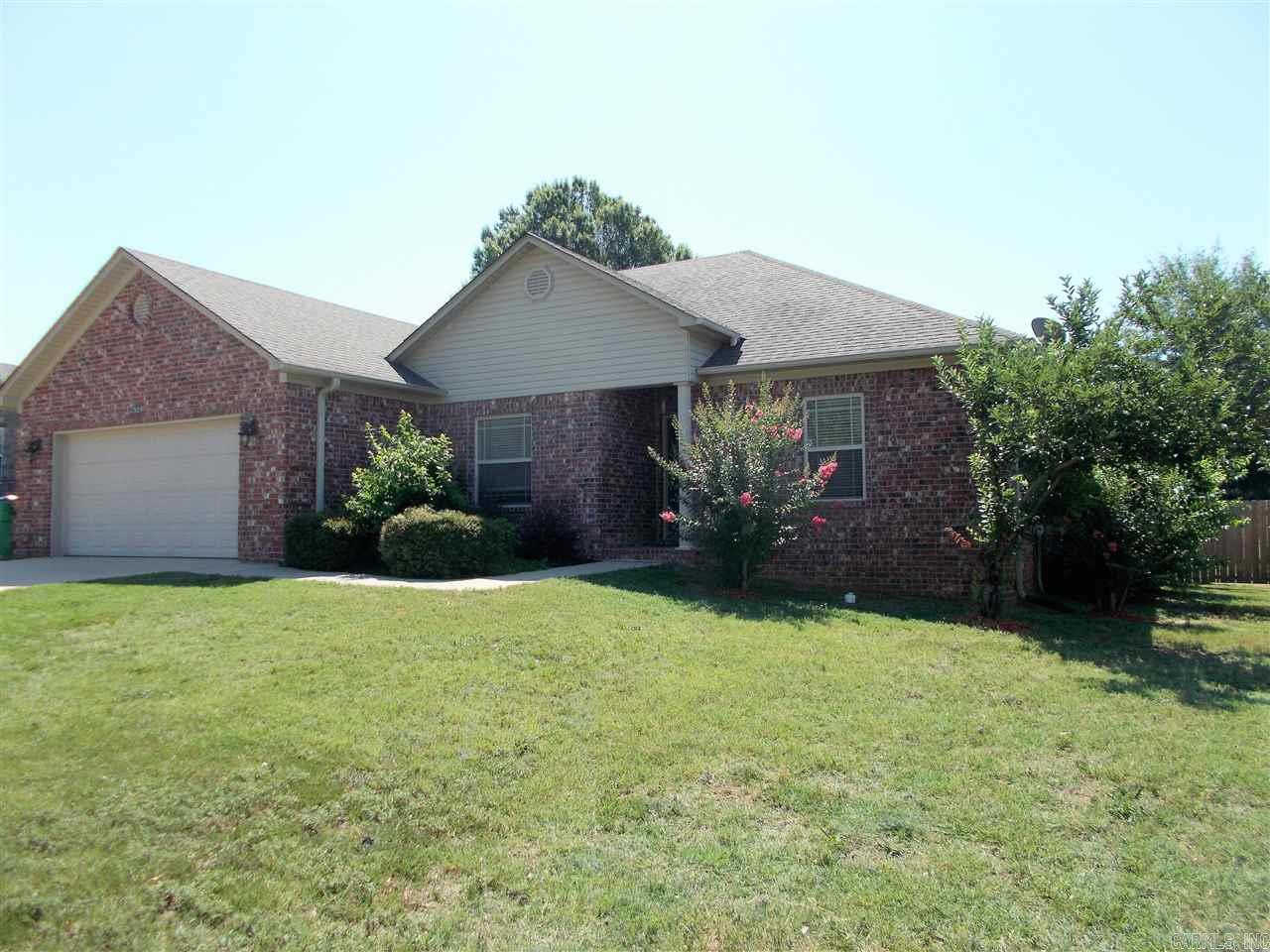 Wonderful brick home in Cabot's Southfork Addition. Close to LRAFB and freeway access. 3 Bedrooms, 2 full baths. Formal dining room with french doors (office possibilities) large spacious master with large master bath. Two car garage, in-ground storm shelter, fully privacy fenced backyard. Great home!! Great neighborhood!!!