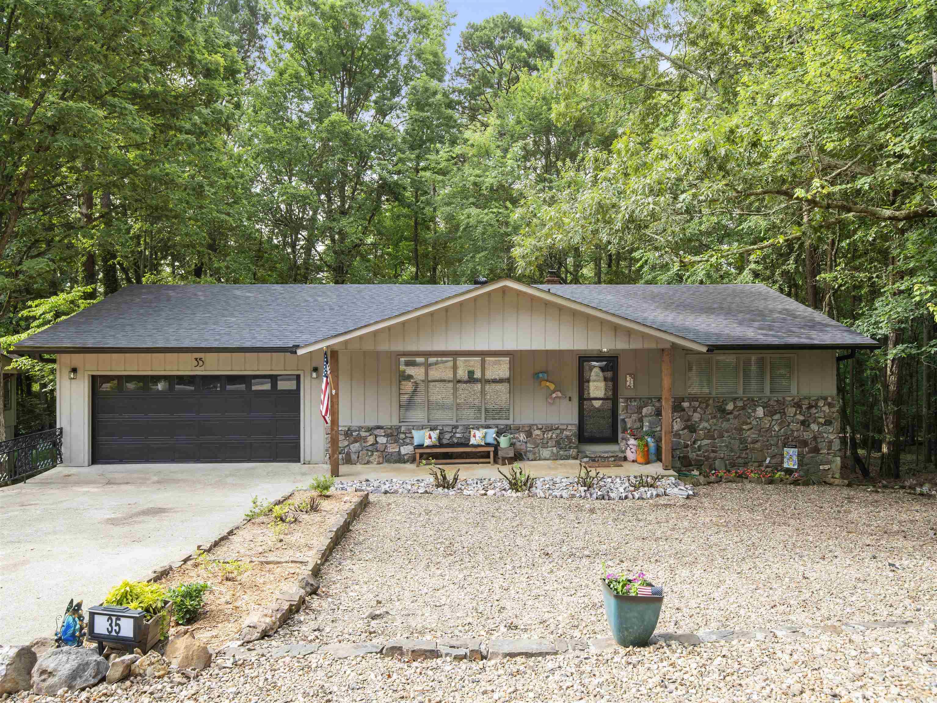 GORGEOUS 4 BED 3 BATH HOME WITH OVER $75,000 IN UPDATES!! LOCATED IN BEAUTIFUL HOT SPRINGS VILLAGE 5 MINUTES FROM DESOTO LAKE & GOLF COURSE! STEPS AWAY IS THE DESOTO NATURE TRAIL LEADING TO A FAVORITE FISHING SPOT OR OVER TO WAYPOINT MARINA FOR A COCKTAIL! THIS 2 STORY HOME HAS IT ALL!! ON THE MAIN LEVEL YOU WILL FIND: A PRIMARY ENSUITE, A GUEST BEDROOM & FULL BATH, ALONG WITH A FORMAL LIVING ROOM, CHEF'S KITCHEN, LAUNDRY ROOM, AND SEPARATE HEATED & COOLED SUNROOM! DOWNSTAIRS YOU WILL FIND: A SPACIOUS DEN WITH PROJECTOR FOR WATCHING MOVIES, A BAR FOR ENTERTAINING, A GAME ROOM, 2 GUEST BEDROOMS WITH FULL BATH, A MUDROOM, A LARGE STORAGE ROOM WITH STORAGE GALORE, & A HANDY MAN WORKSHOP OR HOBBY ROOM!! DON'T MISS THE 2 CAR GARAGE OR THE ADDTIONAL PARKING AROUND THE NORTH SIDE OF THE HOME. ENJOY OUTSIDE ENTERTAINING WITH A DECK, PATIO, FRONT PORCH, AND PRETTY BACKYARD! NEW ROOF, NEW BOSCH HEAT & AIR WITH DUAL ZONE SYSTEM AN VARIABLE HEAT PUMP, NEW APPLIANCES, NEW FLOORING THROUGHOUT, NEW PAINT THROUGHOUT, CORIAN COUNTERTOPS, NEW SOFT CLOSE CABINETRY, NEW LIGHT FIXTURES, NEW PLUMBING FIXTURES, SO, SO, SO, MUCH MORE NEW, TOO!! SELLER IS MOTIVATED!! CALL TO SCHEDULE YOUR SHOWING TODAY!