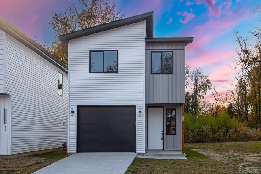 Stunning new construction showcasing Frigidaire appliances, custom cabinetry, quartz countertops, floating vanities, a generous primary closet, and luxury vinyl plank flooring throughout. Smart design with all bedrooms and the laundry room on the same level. Finished with Lincoln Park doors and high-quality details at every turn. Ideally located within walking distance of Benton schools and the athletic complex, and just minutes from downtown shopping and dining.