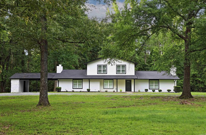 Fully Remodeled 6-Bedroom Home on 5 Acres – Rural Development Eligible! Welcome to your dream home in the White Hall School District! This stunning 6-bedroom, 4-bathroom home has been completely remodeled from top to bottom and sits on 5 spacious acres—perfect for those seeking both space and serenity. With over 2,700 square feet of living space, there's room for everyone and everything. Step inside to discover brand-new floors, fresh interior and exterior paint, new lighting and fixtures, and a newer roof for peace of mind. The gourmet kitchen is a showstopper, featuring new cabinets, countertops, and appliances, along with a huge walk-in pantry. The large laundry room adds even more convenience. The smart layout includes 3 bedrooms upstairs and 3 downstairs, with the primary suite on the main floor boasting a luxurious en-suite bathroom with new vanities, sinks, and toilets throughout the home. Enjoy the outdoors with new landscaping, and don’t miss the opportunity to take advantage of Rural Development- with potential $0 down financing eligibility! Don’t wait—schedule your private showing today!