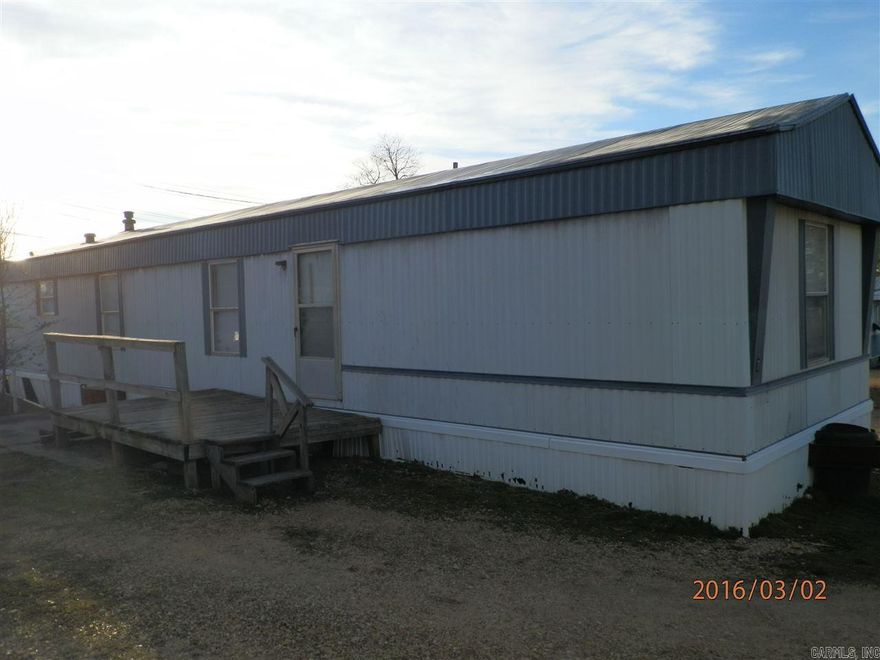 Two bedroom, one bath mobile home with gas package HVAC unit. No pets. Owner pays water bill. Tenant is responsible for paying all other utilities. Interested persons must apply with Property Manager.