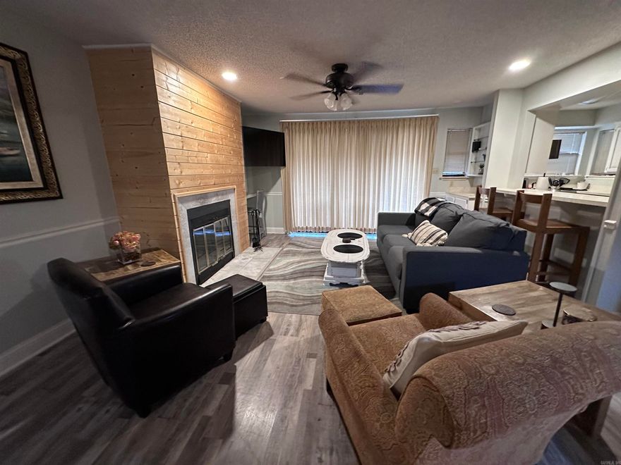 Nicely updated 2 bedroom condo. Fully Furnished Utilities Included $2500/month $1500 Security Deposit Enjoy the privacy of this upper level condo that has no steps. This gated condo has all the amenities you can imagine including tennis, fitness center, fire pit overlooking the lake to enjoy family, friends and conversation, AMAZING lake-side swimming pool, beach area, kayaking available with kayaks provided.