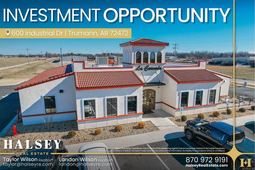 Commercial Investment with lease.