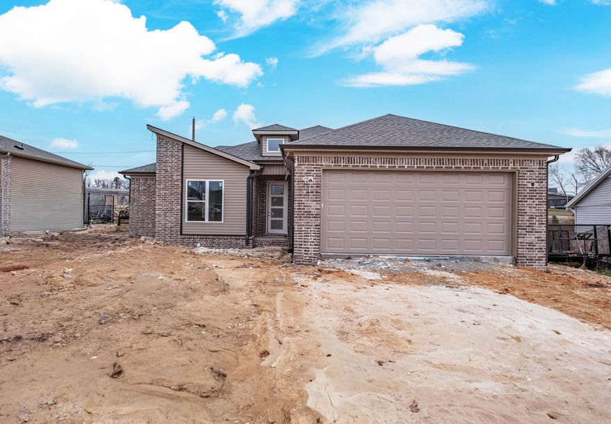 Welcome home to this beautiful single level, new construction, featuring 3 bedrooms, 2 bathrooms and a spacious open concept design. Perfect for modern living. The kitchen comes complete with stainless steel appliances and flows seamlessly into the living and dining room areas. Step outside to enjoy the covered patio, for easy relaxing or hosting weekend cookouts. Conveniently located just minutes from shopping, dining, and easy interstate access, this home is the perfect blend of style, comfort and location! Builder is offering interest rate buy down incentives.  Call for details.