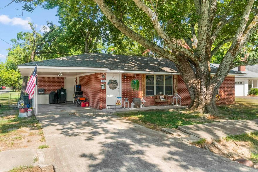 If you’ve been looking for a sweet little place to call your own, this brick home in Hazen might just be the one. Tucked right in the heart of town and just steps from the school, it’s the kind of spot where life slows down and neighbors still wave as they pass by.  This two-bedroom, one-bathroom home was built on a slab. Also, it was remodeled in 2019 and has been well cared for since. The HVAC and roof were also replaced that year (2019) -giving you peace of mind for years to come.  Inside, it’s warm and welcoming; a layout that just makes sense. The kitchen is as cute as can be, full of charm and country character. It is perfect for Sunday morning pancakes or canning your summer garden haul. The spacious living area features beautiful tongue and groove walls that give it that true country feel. It is definitely made for relaxing after a long day of work. You’ll love the carport for easy parking, and there’s no shortage of storage for all your tools, totes, and treasures. Whether you’re just starting out, downsizing, or looking for a simple slice of small-town living, this one's just the right size! Come see what life in Hazen is all about- this little gem won’t last long!