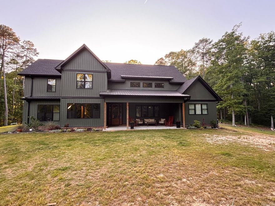 Peaceful Country Living on 10 Acres – Custom Home + Shop Near Bryant & Little Rock. Experience the perfect blend of space, comfort, & convenience with this stunning custom home just minutes from Bryant and Little Rock, and located in the sought-after Sheridan School District. With approximately 3,300 square feet, this thoughtfully designed two-story home offers both functionality and style. Main level features an impressive living room, soaring 18-foot ceilings, cozy gas fireplace, creating a warm and inviting centerpiece. Kitchen is well-appointed with a gas cooktop, double wall oven, a spacious walk-in pantry—perfect for everyday living & entertaining. You’ll also find a dedicated office, full laundry room, a dining area with a charming built-in bench, along with additional built-in seating in the living room for added character and convenience. The large primary suite is located on the main floor and features a spacious bathroom and an attached walk-in closet. Upstairs offers 3 additional brs, 2 fba, a second full laundry room, a loft-style living space, and a versatile bonus rm. Covered front porch and a screened-in back porch complete with a wood-burning fireplace.