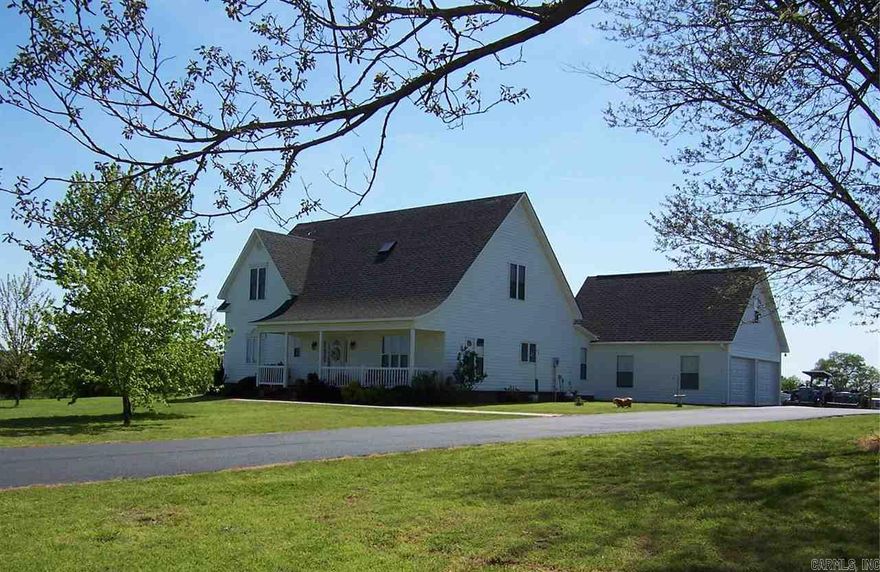 Custom-built home in a beautiful country setting.  Lots of extras including energy efficient features, extra crown molding, vaulted ceilings, plantation shutters, and fully floored attic for extra storage.  Barn and two donkeys convey with property.  Up to 48 more acres available for purchase. [SEE AGENT REMARKS]