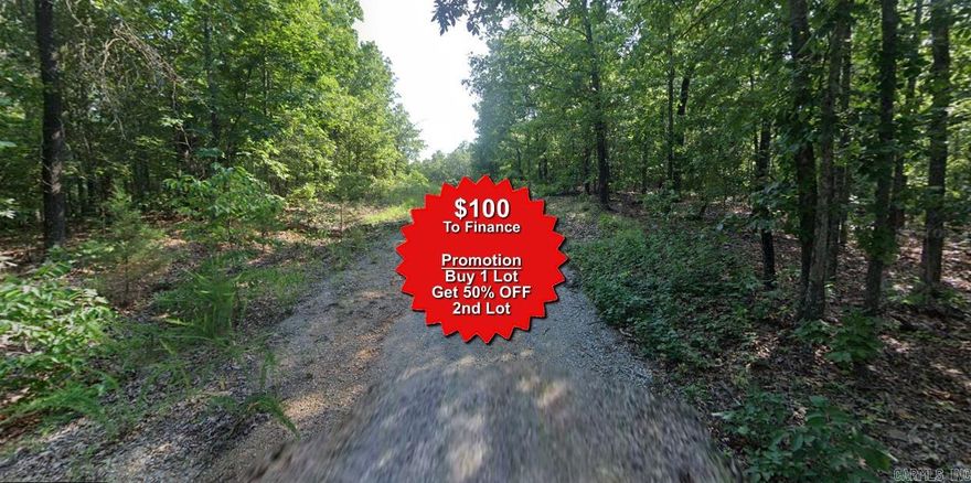 Buy one lot and get 50% off an additional lot! Owner-finance for easy terms. Cash buyers can pay by debit or credit card as well. Nice lot to develop or hold for future value. Public water and electric are available to run to property and will need septic. Owner/agent. No mobiles allowed. 1000 minimum build size on any other type of home, depending on subdivision. Finance is $100 down and 10 months at $99 and closing costs are included. Lots marked with red banner are part of promotion. No limit on lots. Buyer responsible for any/all taxes and lots sold "as-is". Quit claim deed conveys. Parcel ID# 355-19739-000