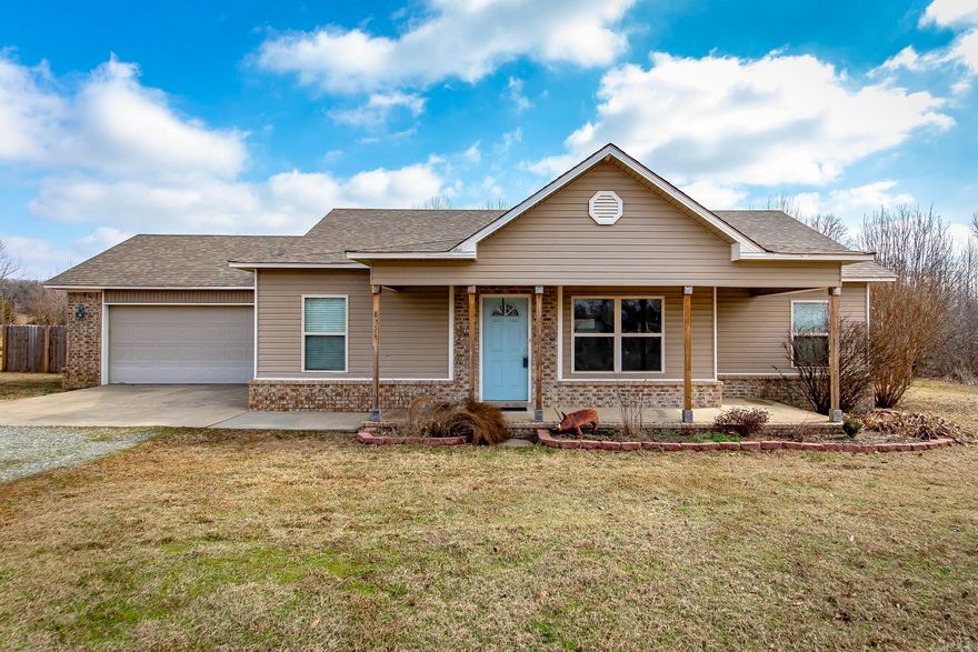 Welcome to this inviting home, where modern comfort meets peaceful rural living! Situated on a spacious 1-acre lot within a friendly neighborhood, this charming home offers 3 bedrooms, 2 full baths, and a layout designed for both relaxation and entertaining. The bright living room provides a perfect space for unwinding, while the cozy eat-in kitchen is ideal for family meals or casual gatherings. With a 2-car garage for added convenience and plenty of outdoor space to enjoy, you’ll experience the serenity of rural life with the comfort of being part of a welcoming community. Don't miss the chance to make this peaceful yet connected haven your own!