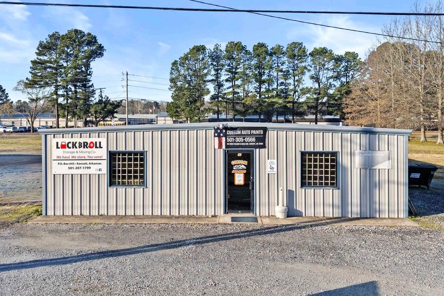 This exceptional commercial space in Kensett is everything your business needs and more! Conveniently located just a short drive from the Walmart Supercenter in Searcy, this prime location offers excellent accessibility and visibility. Featuring a fully equipped office and private bathroom, this space is designed for efficiency and comfort. Whether you're launching a new venture or expanding your operations, this move-in-ready property provides the ideal setting for success. Don’t miss out on this incredible leasing opportunity—schedule a showing today and take the next step for your business!
