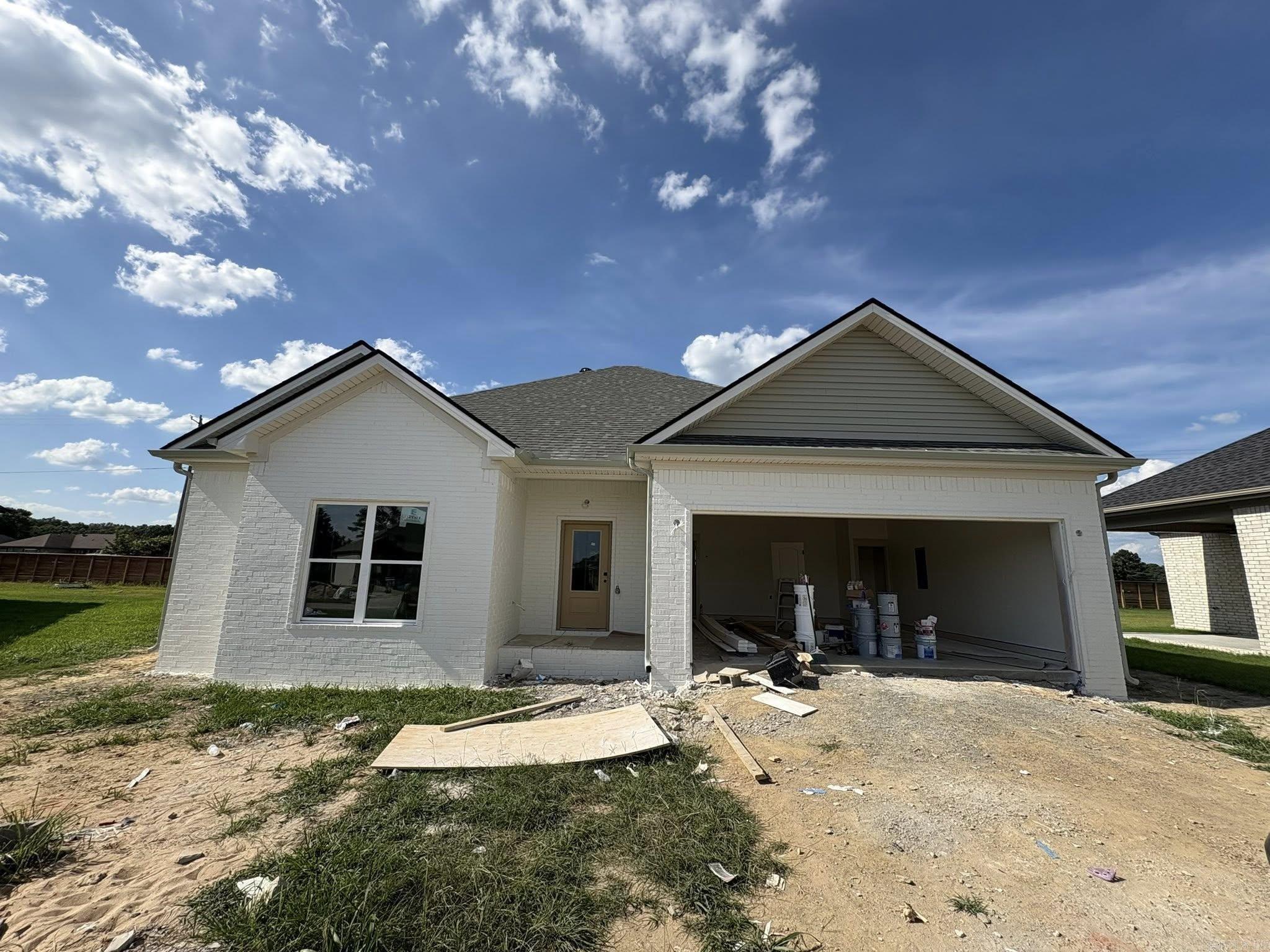 Brand new 3 bed, 2 bath home in Greenbrier! Features include a spacious entryway, abundant custom cabinetry, quartz countertops, and laundry room connected to the primary closet. Primary bath offers a tiled walk-in shower. Quality finishes throughout in a great location!