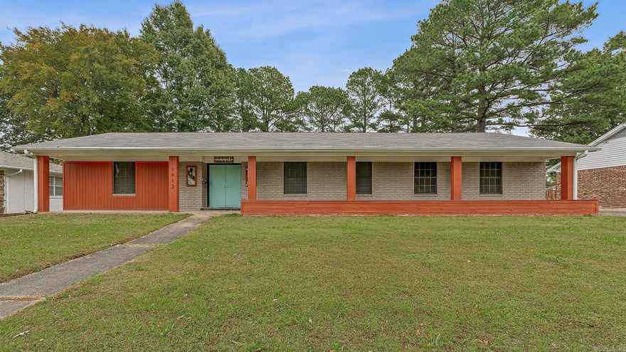 Welcome to Market 1912 Sherwood Dr, Jonesboro, Arkansas 72401 where location, style, and quality come together! This beautifully remodeled residence features four bedrooms, two full baths, and approximately 2,616 +/- sq ft of well laid out living space. Step into the grand marble-floored foyer with double entry doors, and enjoy the open flow into the large formal dining room and breakfast nook. The maple granite kitchen offers built-ins, a built-in ironing board wall, generous pantry space and the refrigerator and washer-dryer stays for added convenience. A vaulted great room awaits, boasting exposed wood beam ceilings and a stunning brick fireplace - perfect for cozy evenings or entertaining guests. Additional features include a sunroom leading to the fully fenced yard on a quarter-acre lot, a double garage, roof replaced in 2021, and striking cedar accent touches on the exterior. All this nestled in a desirable Jonesboro neighborhood, close to schools and amenities. Don't miss this opportunity, call today to schedule your private tour and elevate your lifestyle! ?