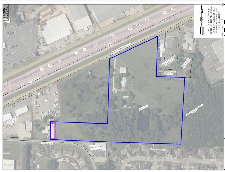 PRIME LOCATION on Interstate 30 in Benton that sees over 100,000 cars per day. Over 15 acres zoned Commercial (C3)  and ready for development along the I-30 corridor and within short drive of both Hot Springs and Little Rock. This property can also be purchased in smaller parcels as well. Numerous possibilities for this land.