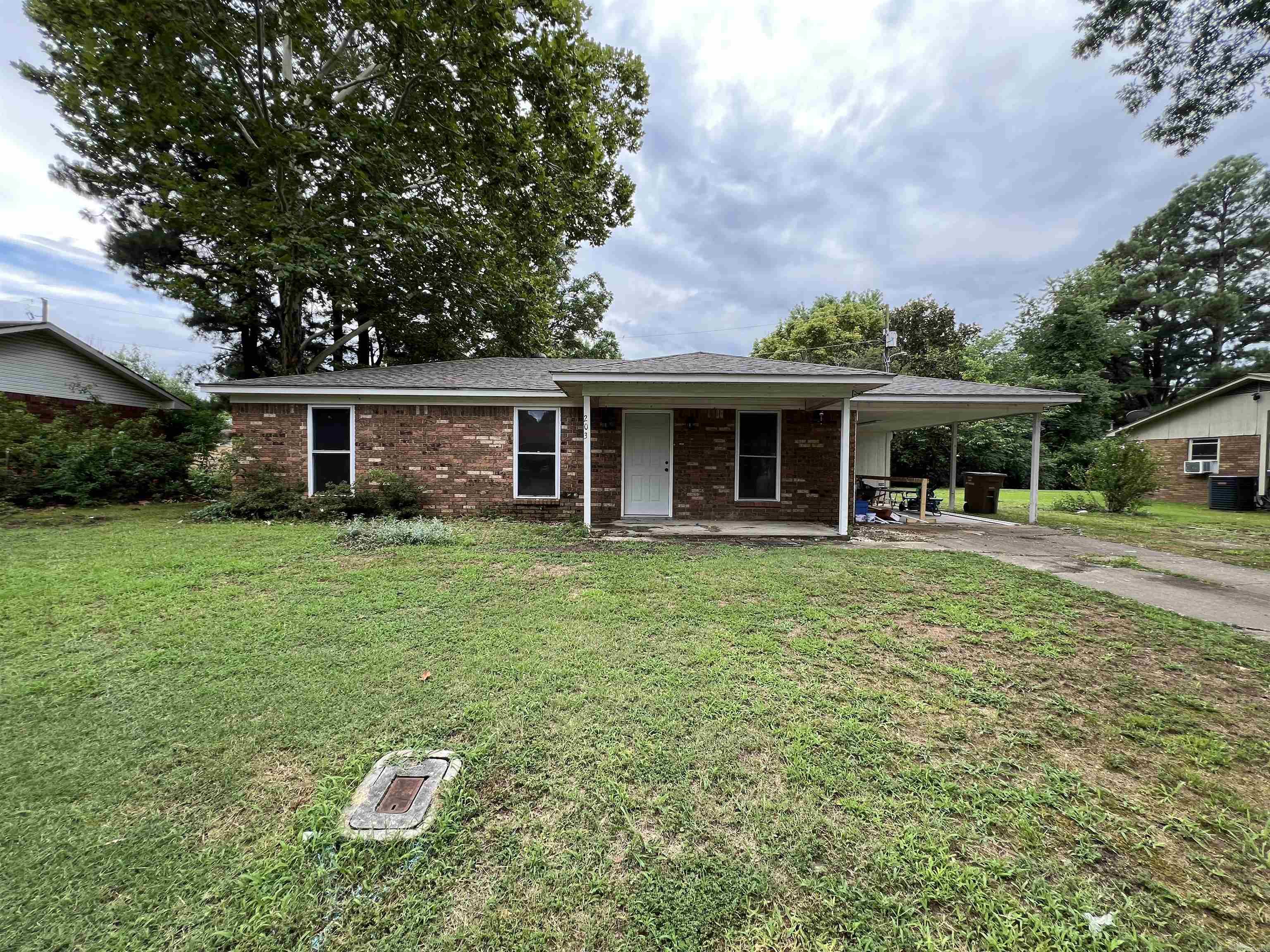 This recently remodeled 2-bedroom, 1-bathroom home is a must see. When you walk in you will quickly notice the modern updates that include: kitchen cabinets, countertops, shower/bath, bathroom vanity, drywall, paint, trim, interior doors, flooring and updated lighting. A new architectural shingle roof was recently installed. This home offers a large living area, a spacious kitchen and a bonus room that could easily be converted into a 3rd bedroom, office or playroom. New kitchen oven and microwave will be installed this week. Whether you are first-time buyers or looking to downsize this home is an exceptional opportunity! Call today to schedule your showing.